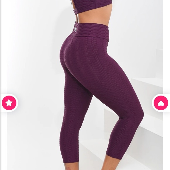 Booty by Brabants Pants - Booty By Brabants Cropped Capri Açaí